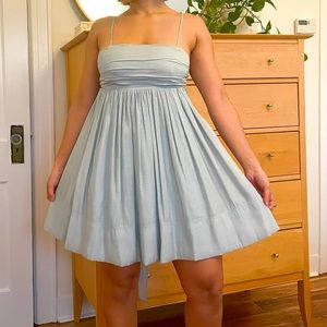 Baby blue babydoll dress Womens size Medium